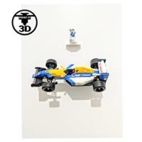 45 Wall Mount for LEGO 10353 Williams Racing FW14B & Nigel Mansell