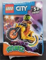 LEGO 60297 City Stuntz Demolition Stunt Bike Set with Flywheel-Powered Toy
