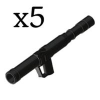 5 x Republic Rocket Launcher - Minifigure Weapon - Clone Army Customs