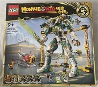 Retired LEGO Monkie Kid Set 80053 MEI's DRAGON MECH -2 Minifigures, 3 Robots NEW