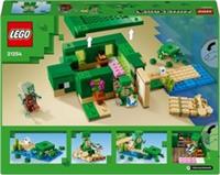 LEGO Minecraft The Turtle Beach House Animal-Care Toy for Kids, Girls and Boys 8