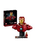 LEGO Marvel Iron Man MK4 Bust Buildable Model for Adult with Minifigure 76327