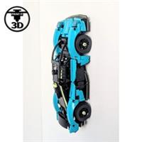 Vertical Wall Mount Brackets for Lego Technic 42208 Aston Martin Valkyrie