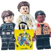 Lego Star wars Keyrings Brand New With Limited Edition Legoland Bag