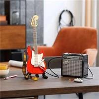 21329 MOC 🎸🌟 Fender Stratocaster 🌟🎸 Building Blocks Ideas 1074pcs