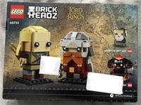 LEGO LORD OF THE RINGS. 40751 - BRICKHEADZ GIMLI & LEGOLAS - New & Sealed