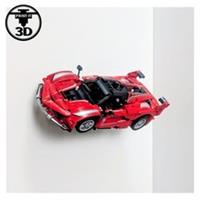 45 Wall Mount Display Bracket Compatible with LEGO Technic 42212 Ferrari FXX K