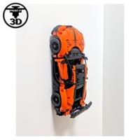 Vertical Wall Mount Brackets for Lego Technic 42222 Bugatti Chiron Pur Sport