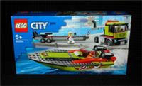 Lego City 60254 Race Boat Transporter Set New but Dent & Stickers to Box