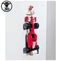 Vertical Wall Mount Brackets LEGO Icons 11375 Ferrari F2004 & Michael Schumacher
