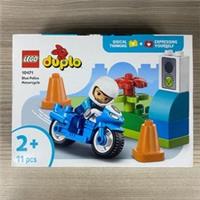 GENUINE BLUE POLICE MOTORCYCLE 10471 LEGO DUPLO SEALED 11 PIECES TOY
