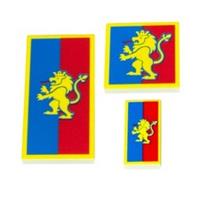 Lion Knights - Lego Castle Custom Printed Tiles - 3 pack