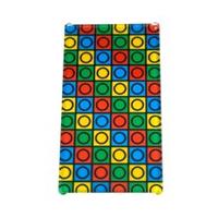 Studs Stained Glass 4x6 - Custom printed Lego transparent piece.