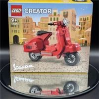 LEGO Creator 40517 Vespa Scooter Retired Set 118 Pieces Complete Red Motorbike