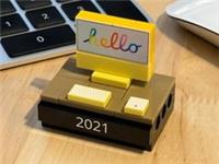 2021 - The Return Of Colours. Custom printed Lego set, Apple iMac MOC full set