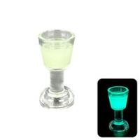 Resin filled Lego glow in the dark glass, minifig scale magic potion glass