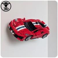 45 Wall Display Bracket Compatible with LEGO Technic 42235 Ferrari 488 Pista