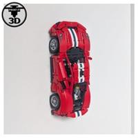 Vertical Wall Mount Compatible With LEGO Technic 42235 Ferrari 488 Pista
