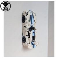 Vertical Wall Mount Compatible With LEGO Technic 42234 Dodge Viper GTS-R