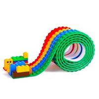 Lego Compatible Adhesive Tape Kids Cut to Size Blue Red Yellow Building Block