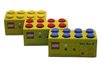 LEGO LUNCH/STORAGE MINI BOX 8 FOR SMALL SNACKS 3 COLOURS