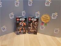LEGO STAR WARS REY 75113, POE DAMERON 75115 NEW AND SEALED