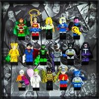 Grey DC minifigure acrylic frame Insert