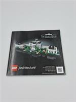 Lego architecture the white House 21054 INSTRUCTIONS ONLY NEW (I6,F15)