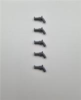Lego Revolver Pistol Guns 30132 / 88419 Dark Bluish Grey NEW (N5)