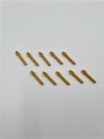 LEGO Harpoon Spear Tip 18041 Minifigure Weapon Pearl Gold X10 NEW (D3)