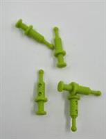 LEGO Lime Syringes Utensils Hospital Vet Doctor Pieces Part 53020 X5 NEW (D3)