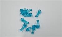 LEGO Blue Trans Blue Energy Blaster Shooter Super Heroes 27393 X10 NEW (26)