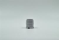 LEGO BARREL 2x2x2 2489 LIGHT BLUISH GREY STAR WARS CITY PIRATE NEW (I5)