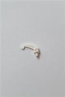 LEGO FEATHER PLUME SMALL WHITE FOR CASTLE FORESTMAN 79806 87693 6406416 NEW (K2)