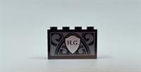 LEGO HARRY POTTER SHIELD 1X4X2 SILVER FROM 76391 NEW (16)