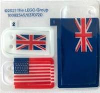 Lego FLAG UNION JACK 6370720 Sheet For Lego set TITANIC 10294 NEW (A2)