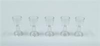 LEGO 2343 GOBLET UTENSIL CASTLE CUP TRANS CLEAR MEDIEVAL NEW X5 (B1)