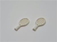 LEGO TENNIS RACKET 6263451 53019 WHITE SPORTS FIG ACCESSORIE NEW X2 (M3