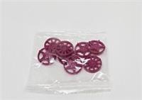 LEGO SPEED CHAMPION ALLOY WHEEL ACCESSORIES MAGENTA 18976 5/10 SPOKE NEW (E2)
