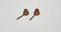 LEGO NET MINIFIGURE UTENSIL 24086 37997 MEDIUM NOUGAT NEW X2 (E2)