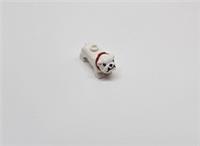 LEGO Bulldog White with Red Collar City Town Dog Animal 66181 60246 NEW (M9)