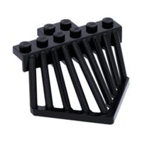 NEW LEGO Train Black Cow Catcher 2x6 Steam Locomotive Front Plow Grill 90201