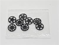 LEGO SPEED CHAMPION ALLOY WHEEL ACCESSORIES GREY 72210 5/9 SPOKE NEW (A3)