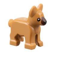 LEGO Dog Animal Medium Nougat German Shepherd Puppy Minifigure NEW