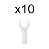 LEGO Minifigures Hands x 10 - White - New