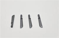 LEGO Machete Swords Weapons Flat Silver NEW 6177418 LOTR Army (L5)