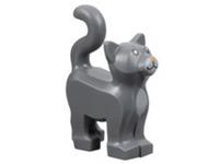 LEGO Cat Kitten Animal Gray Standing Cat Minifigure NEW