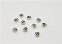 LEGO BEE BLACK AND YELLOW TILE 1X1 NEW X10 (D7)