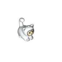 LEGO Astronaut Cat Kitten Animal White Sitting Cat Cute Minifigure NEW 2024