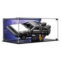 Display Case and Stand For LEGO Icons Back to the Future DeLorean 10300